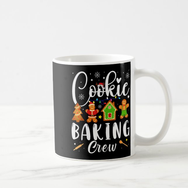 Taza De Café Cookie Baking Crew Family Christmas Gingerbread Te (Derecha)