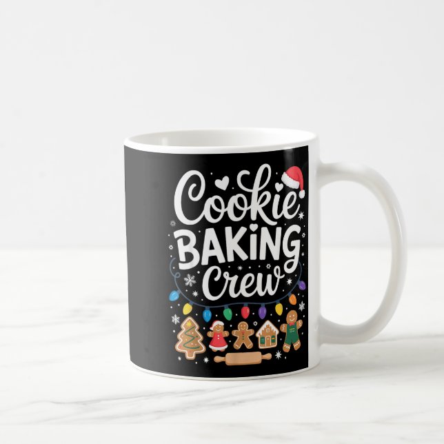 Taza De Café Cookie Baking Crew Holiday Squad Gingerbread Chris (Derecha)