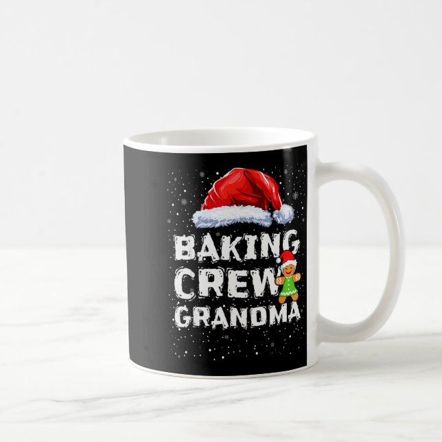 Taza De Café Cookie Baking Crew Shirt Grandma Matching Christma (Derecha)