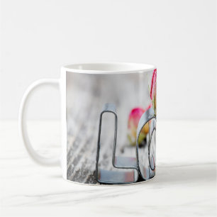 Taza De Café Cookie Cutter Love Photo Mug Coffee Cup