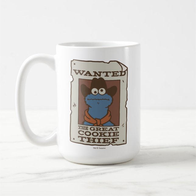 Taza De Café Cookie Monster | Poster deseado (Izquierda)