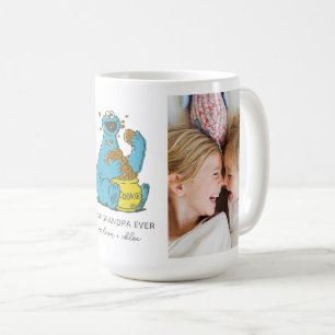 Taza De Café Cookie Monster Vintage Mejor abuelo - Foto