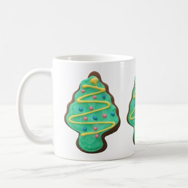 Taza De Café Cookie Mug del árbol de Navidad (Izquierda)