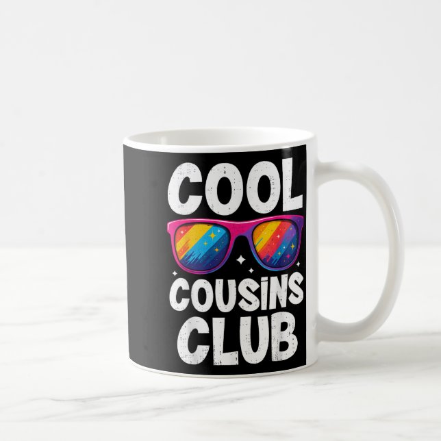 Taza De Café Cool Cousins Club Family Matching Funny Cousin Squ (Derecha)