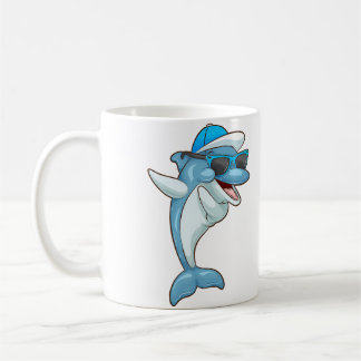 Taza De Café Cool Dabbing Dolphin Funny Hip-Hop Porpoise Dancin