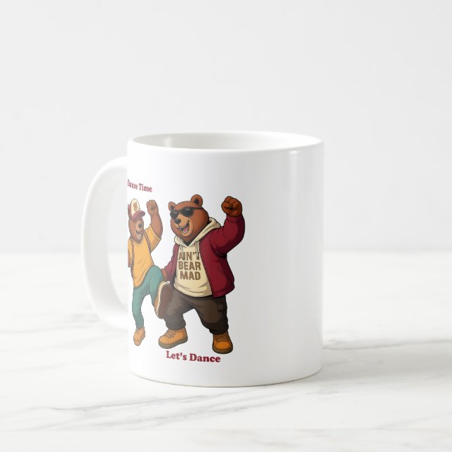 Taza De Café Cool Dancing Bears (Anverso izquierdo)