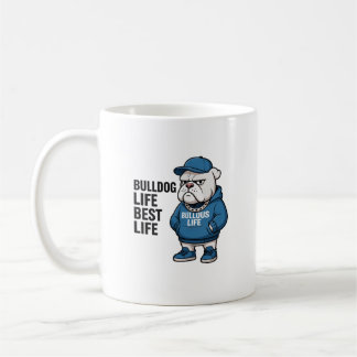 Taza De Café Cool English Bulldog Life Cartoon