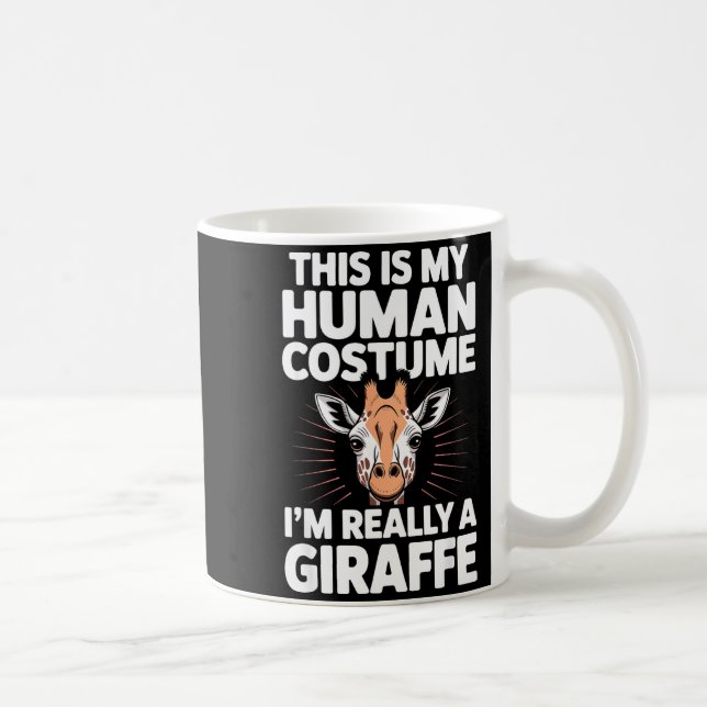 Taza De Café Cool Giraffe Art For Men Women Kids Toddler Giraff (Derecha)