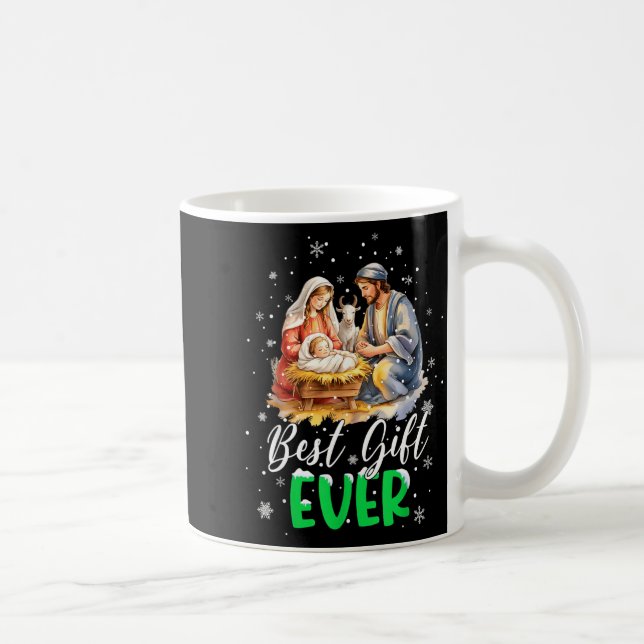 Taza De Café Cool Jesus Nativity Scene Christian Ever Christmas (Derecha)