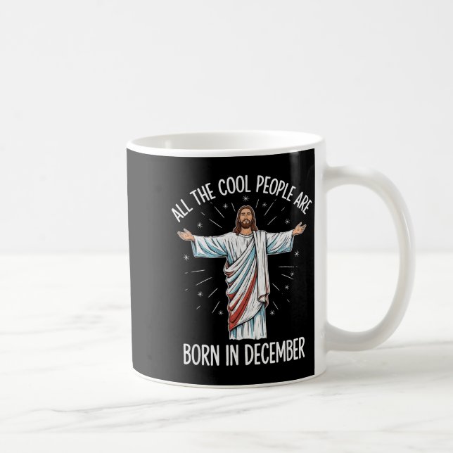 Taza De Café Cool People December Birthday Sritual Theme  (Derecha)
