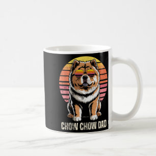 Taza De Café Cool Retro Chow Chow Papá Divertido Dueño de Perro