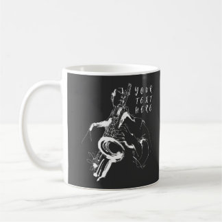 Taza De Café Cool Retro Saxophonist Custom Name (名入れ・カスタム対応)