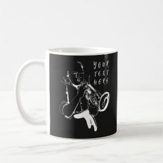 Taza De Café Cool Retro Trumpeter Custom Name (名入れ・カスタム対応)