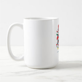 Taza De Café Cool Santa with Christmas Lights – Modern Festive 