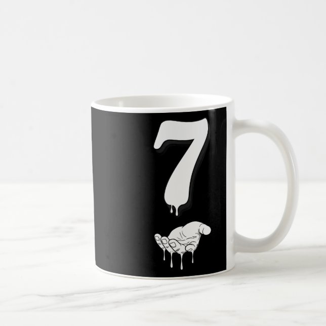 Taza De Café Cool Six Seven 6 7 Meme Gen Alpha Moda de Vestir (Derecha)
