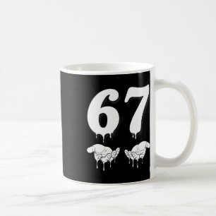 Taza De Café Cool Six Seven 6 7 Meme Gen Alpha Moda de Vestir M