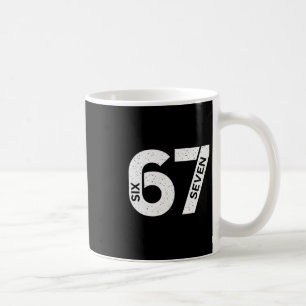 Taza De Café Cool Six Seven Número Gen Alpha jerga 6 7 Tendenci