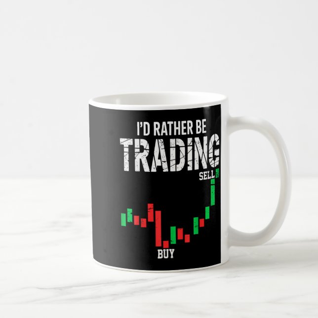 Taza De Café Cool Stock Market Men Women Stock Trader Day Tradi (Derecha)