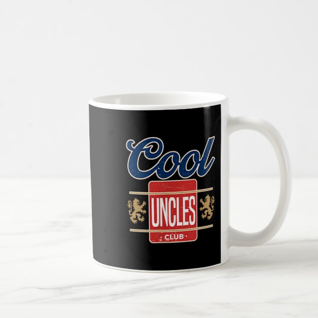 Taza De Café Cool Uncles Club For New Uncle Father's Day Uncle  (Derecha)