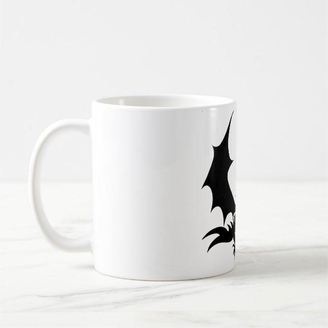 Taza De Café Cooler Schwarzer Drache  (Izquierda)