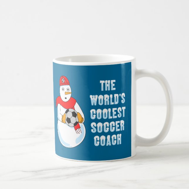 Taza De Café Coolest Soccer Coach (Derecha)