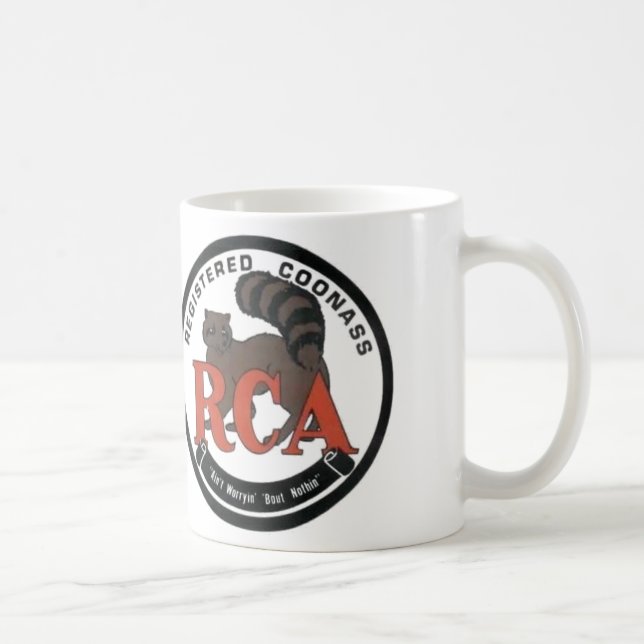 Taza De Café CoonAss registrado (Derecha)