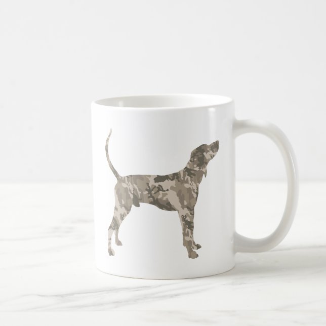 Taza De Café Coonhound del caminante de Treeing (Derecha)