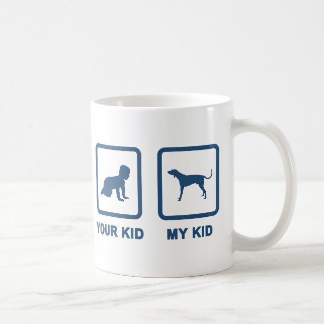 Taza De Café Coonhound del inglés americano (Derecha)