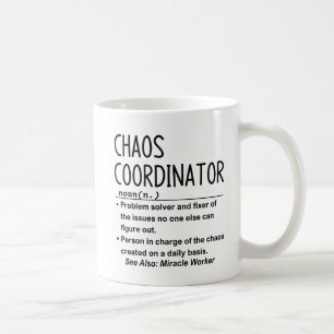 Taza De Café Coordinador de caos