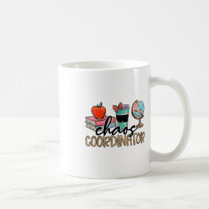 Taza De Café Coordinador de Caos Profesor Diversión Humor de Pr