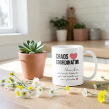 Coordinador de Caos Regalo Único Personalizado