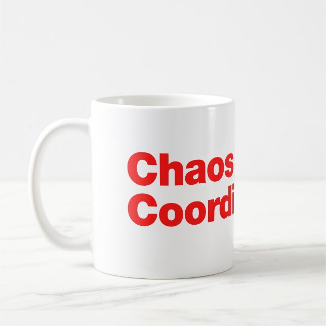 Taza De Café coordinador del caos (Izquierda)