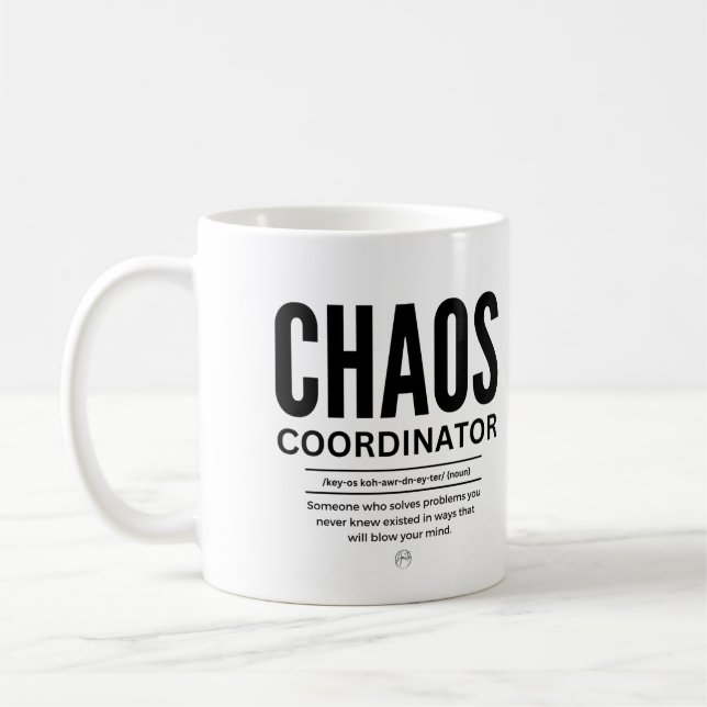 Taza De Café Coordinador del caos (Izquierda)