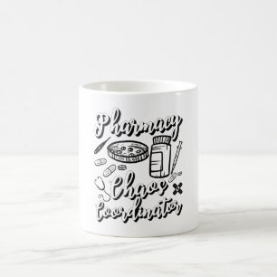 Taza De Café Coordinador del Caos Farmacéutico Técnico