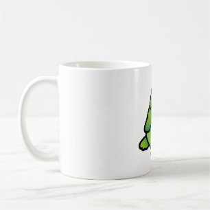 Taza De Café Copia del Amazonas de Chubby, coronado por amarill