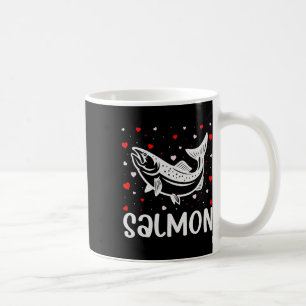 Taza De Café Copo de Amor Cupido Corazón Gráfico Salmón Amante