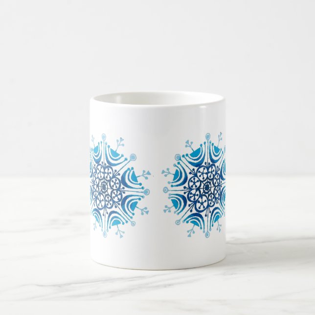 Taza De Café Copo de nieve - (Centro)