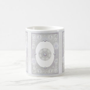 Taza De Café Copo de nieve blanco