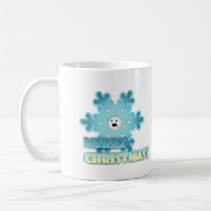 Taza De Café Copo de nieve de Navidad