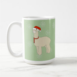 Taza De Café Copo de Nieve Llama