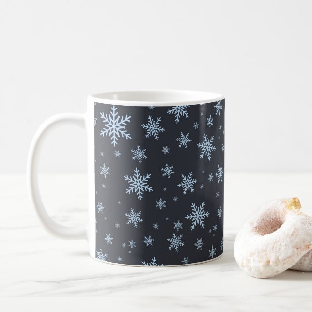 Taza De Café Copos de nieve (Con donut)