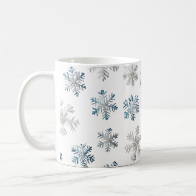 TAZA DE CAFÉ COPOS DE NIEVE (Izquierda)