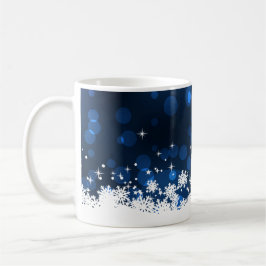 Taza De Café Copos de nieve - Azul