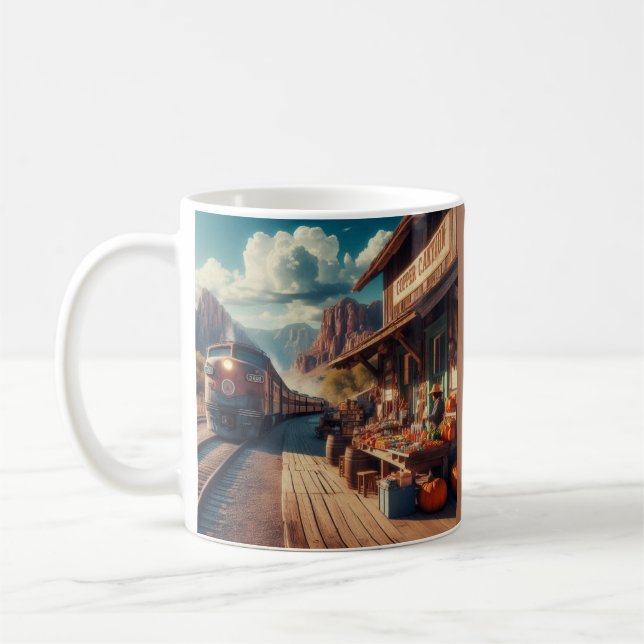 Taza De Café Copper Canyon Express (Izquierda)