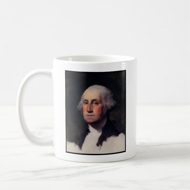 Taza De Café Copy Anthaeneum George Washington, Gilbert Stuart (Izquierda)