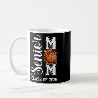 Taza De Café Coqueta Cinta de Bow Senior Mamá Cl de 2026 Gradua