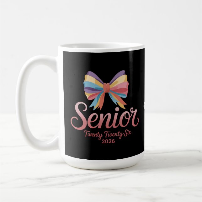 Taza De Café Coqueta de graduación secundaria de arco iris bajo (Izquierda)