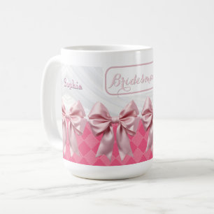 Taza De Café Coqueta de vaca rosa de regalo de novia de boda pe