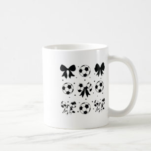 Taza De Café Coqueta Vintage Fútbol Lazo Anima Fútbol Mamá