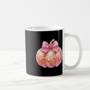 Taza De Café Coquette Bow Disco Calabaza Caída Otoño Funny Hall